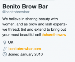 Benito brow Bio