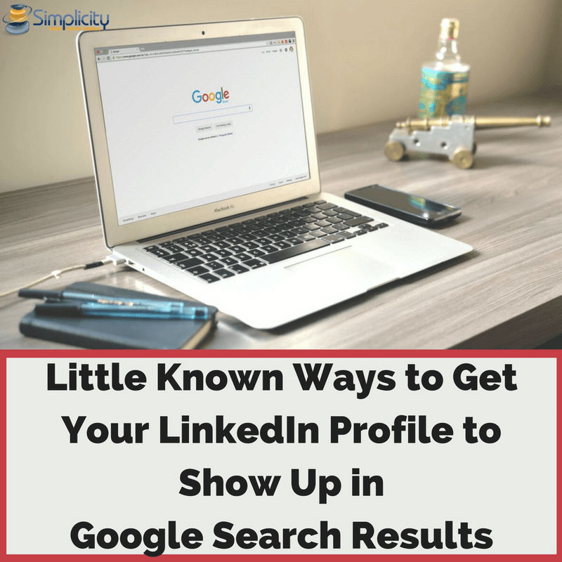 how to show my linkedin profile on google