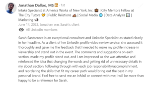 LinkedIn Profile Review