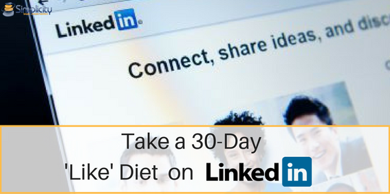 30-Day 'Like' Diet on LinkedIn